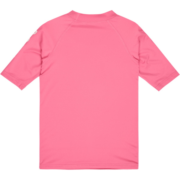 2026 Roxy Girls Whole Hearted Short Sleeve Rash Vest ERLWR03363 - Sangria Sunset